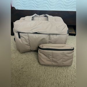 CALPAK Luka Duffel + Belt Bag - Chocolate